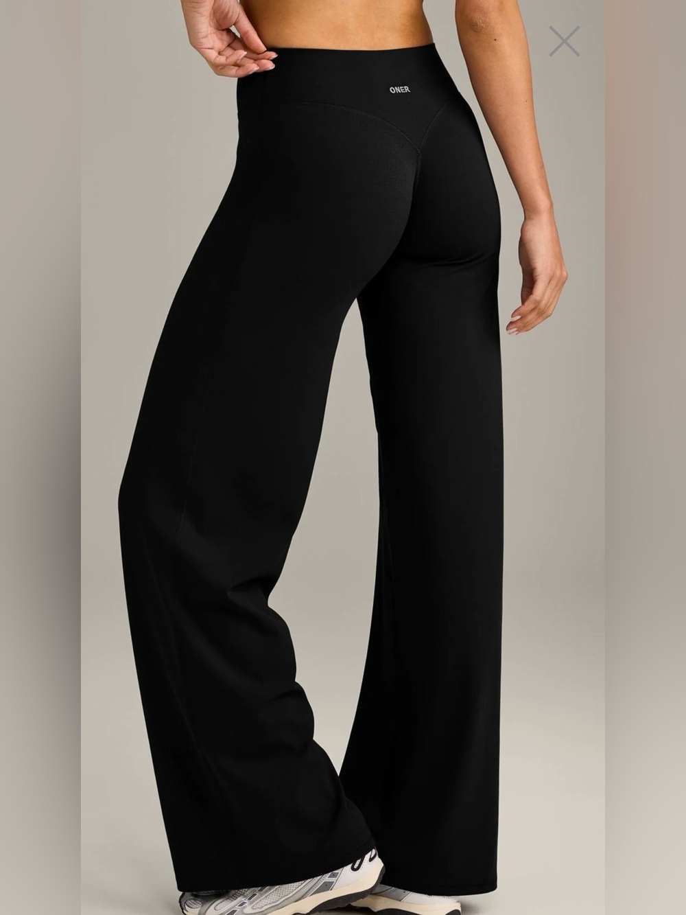 Oner Active SoftMotion™ Straight Leg Pants with Gray Logo Black Short S